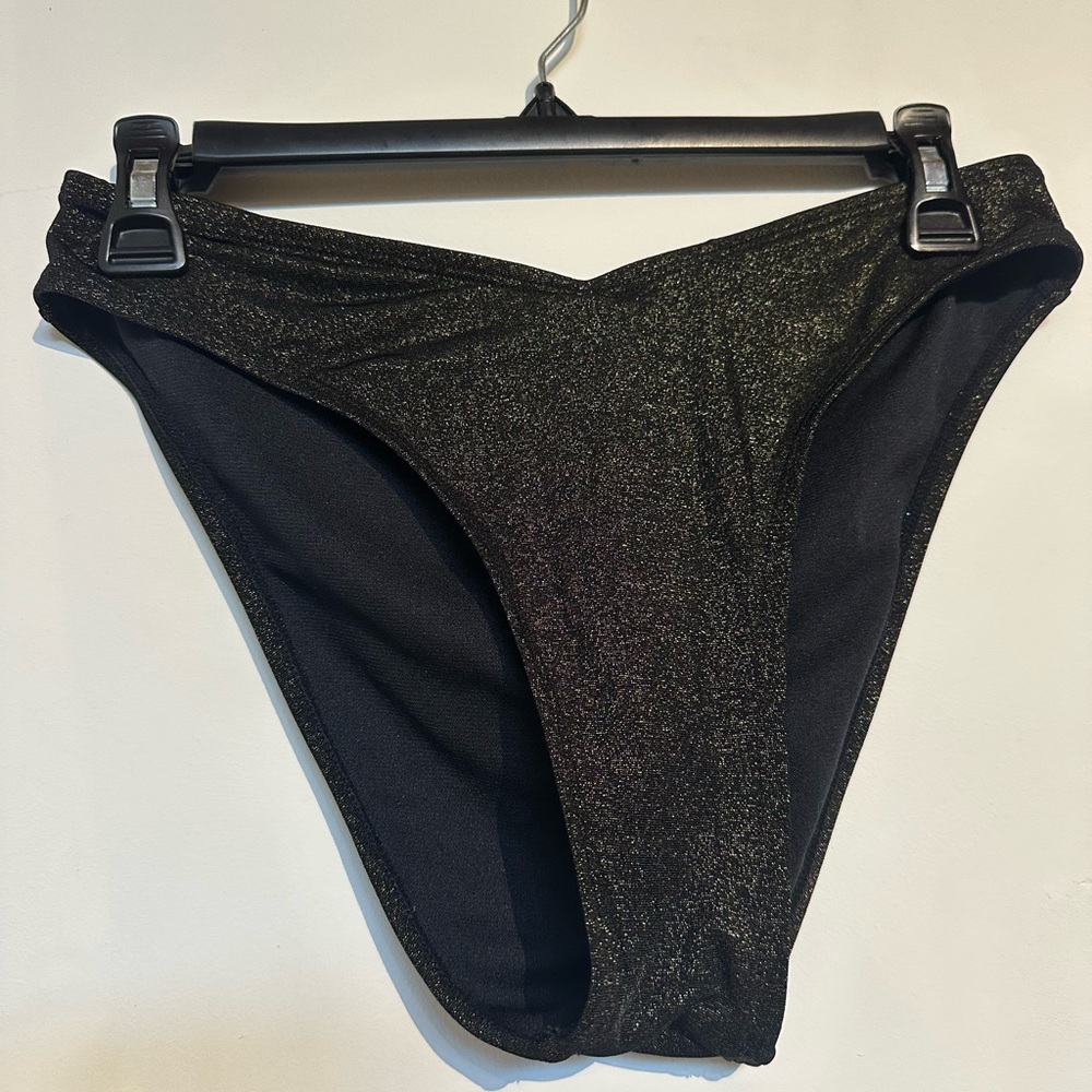 Black and Gold Metallic Finish Bikini set